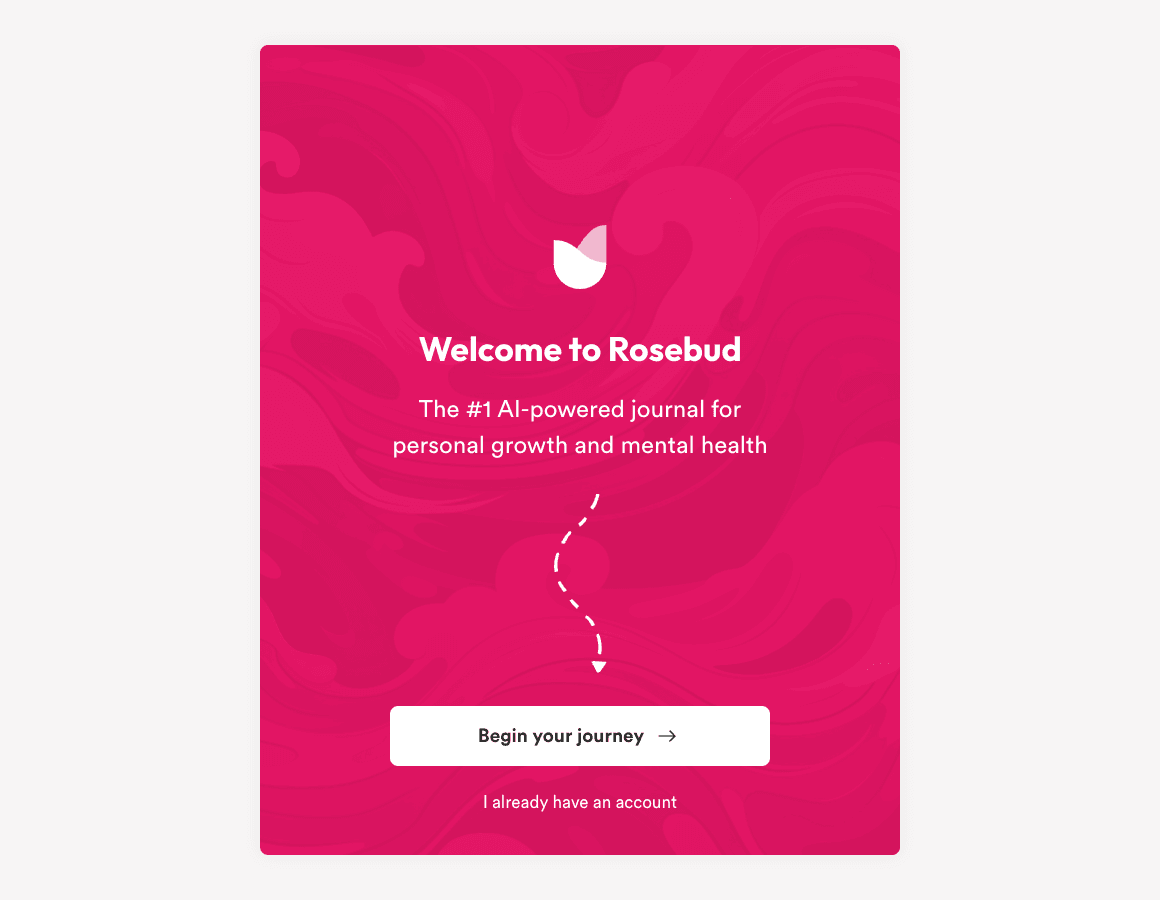 Rosebud Productivity & Collaboration showing Productivity & Collaboration - AI Journaling App For Personal Growth