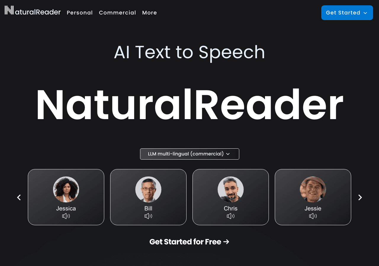 NaturalReader Screenshot - AI tool for Healthcare Providers