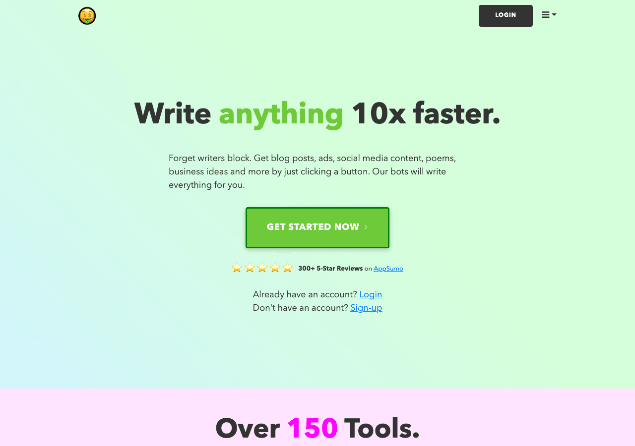 nichesss Writing & Translation showing Writing & Translation - Create anything with AI—content, ideas, ads, posts, and more