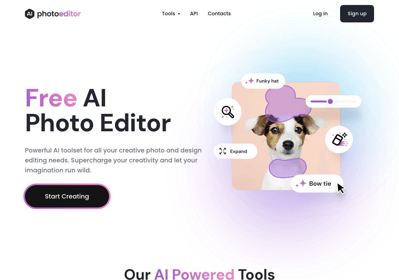 PhotoEditor.ai Design showing Design - Edit Smarter, Not Harder – Advanced AI Photo Editing Made Easy