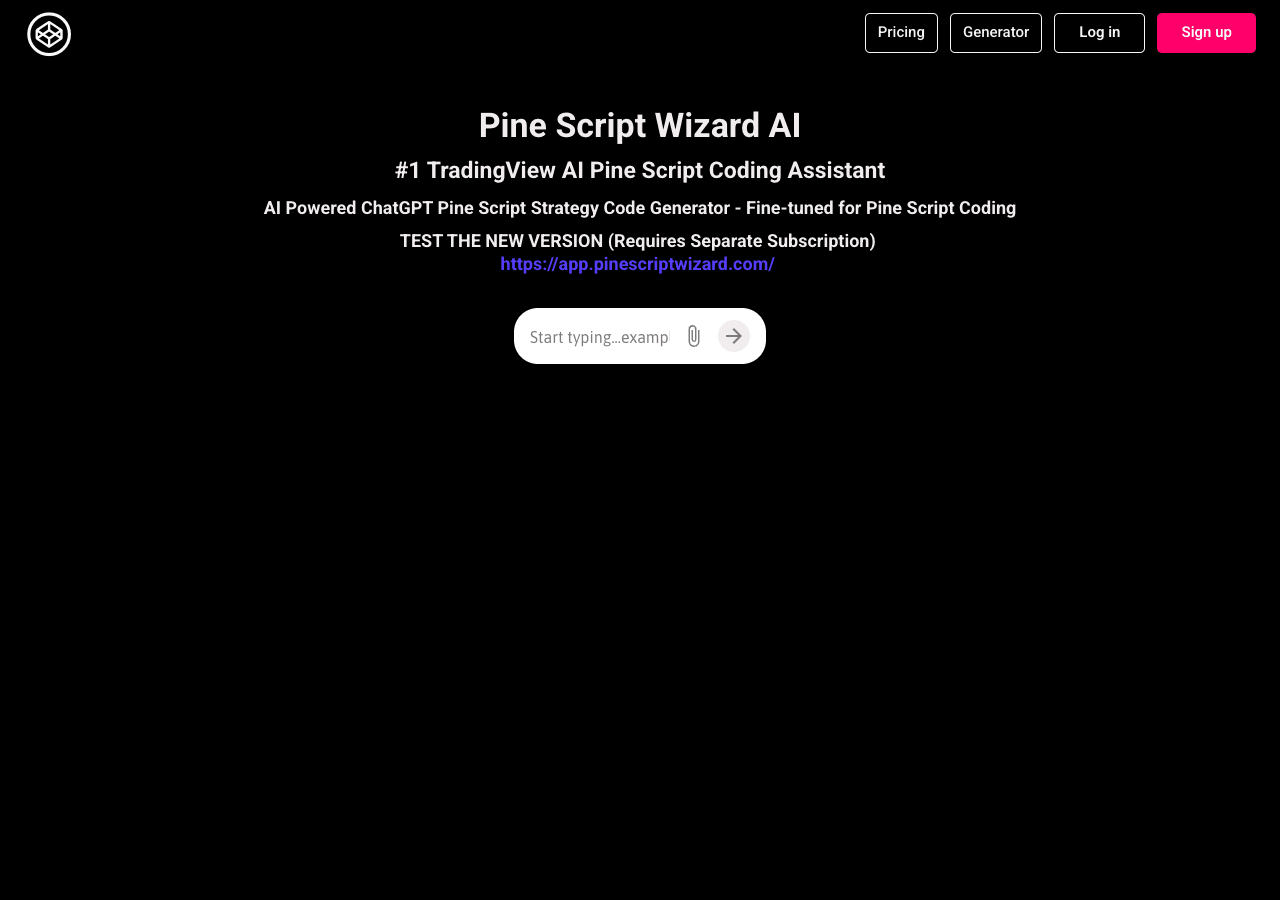 Pine Script Wizard AI Code Assistance showing Code Assistance - Transform your trading ideas into Pine Script code