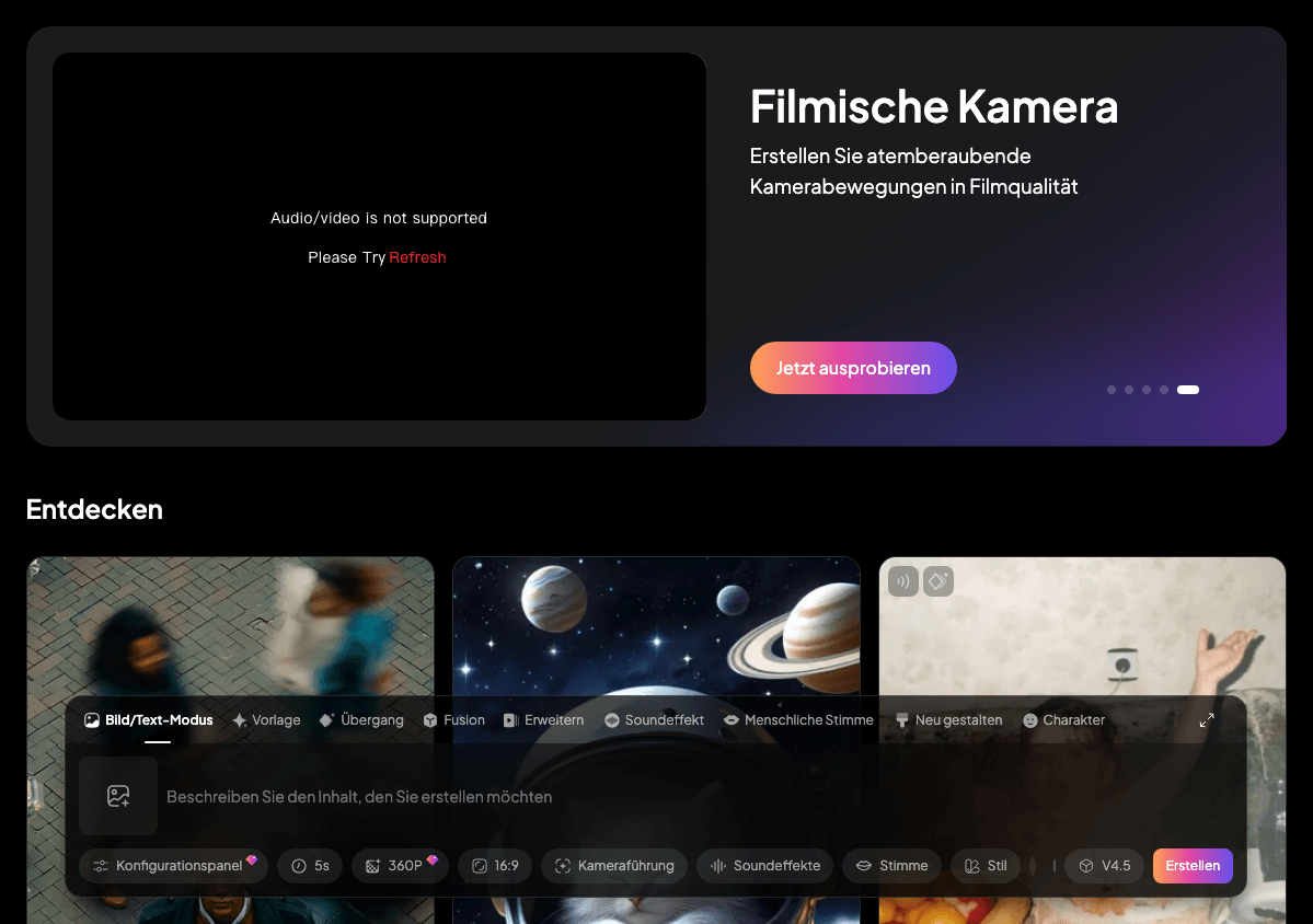 PixVerse Video Generation showing Video Generation - Unleashing Creative Potential for Everyone!