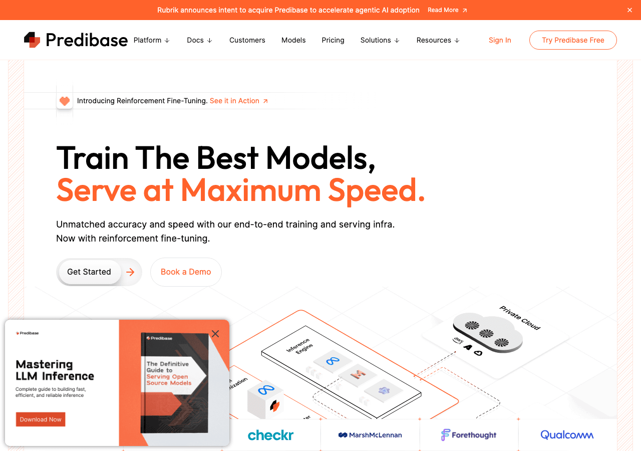 Predibase AI Agents showing data analysis - Your go-to AI tool for predictive analytics