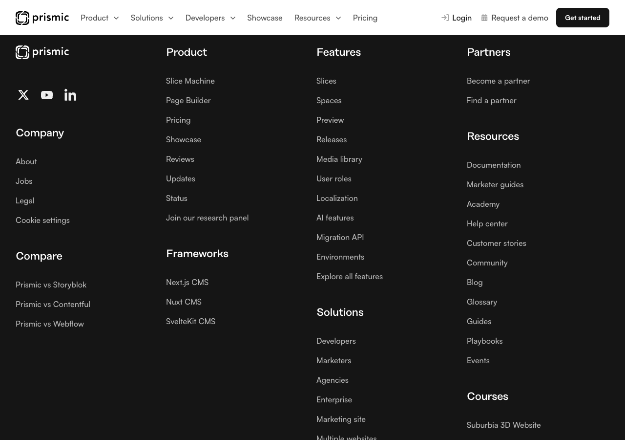 Prismic Productivity & Collaboration showing Productivity & Collaboration - The headless page builder for modern websites