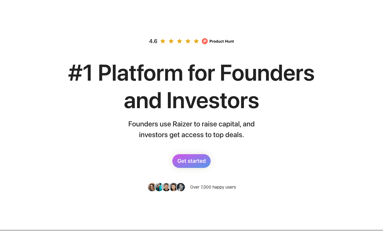 Raizer Writing & Translation showing Writing & Translation - AI-Powered Fundraising: Connect with 55,000+ Verified Investors