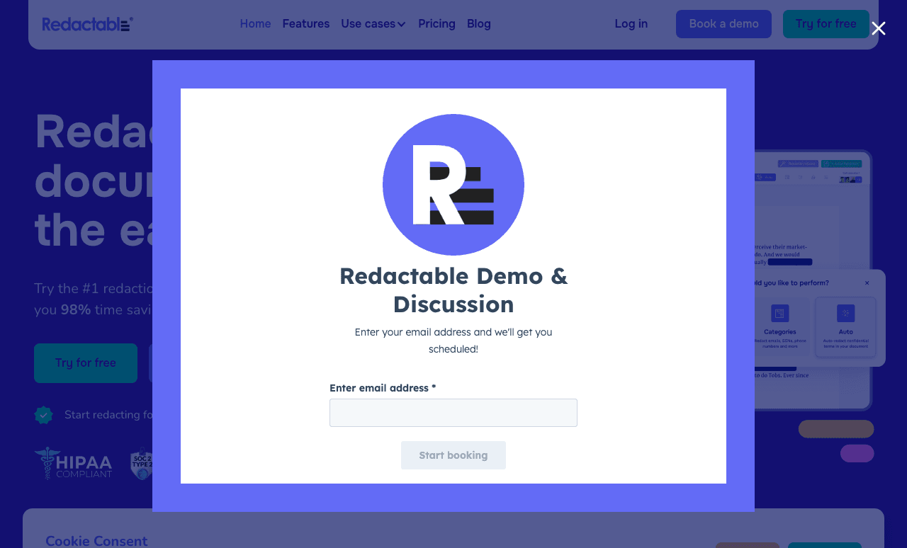 Redactable Productivity & Collaboration showing Productivity & Collaboration - Redact smarter, not harder
