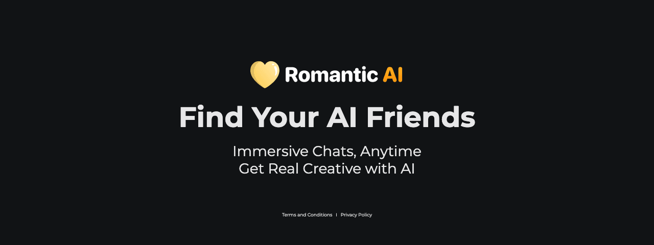 Romantic AI Conversational AI showing Conversational AI - Your personalized AI companion for every mood and moment—casual, fl