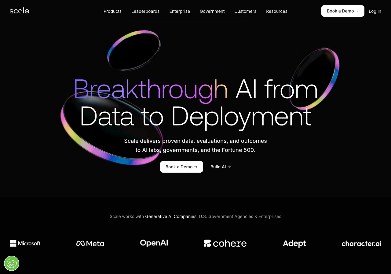 Scale AI Data Analytics showing Data Analytics - Accelerating AI