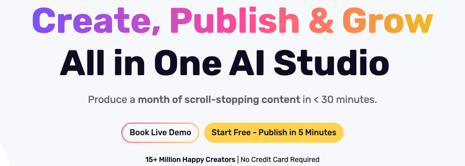 Simplified Image Generation showing Image Generation - All-in-One AI Marketing Platform for Growing Business Teams