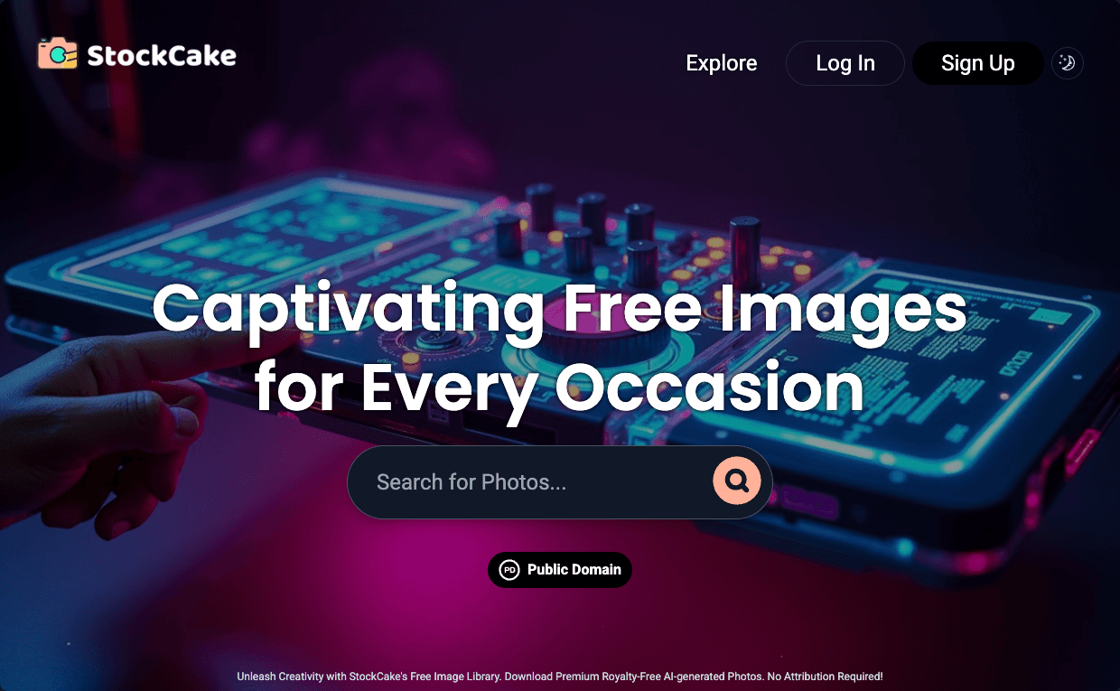 StockCake Screenshot - AI tool for Financial Experts