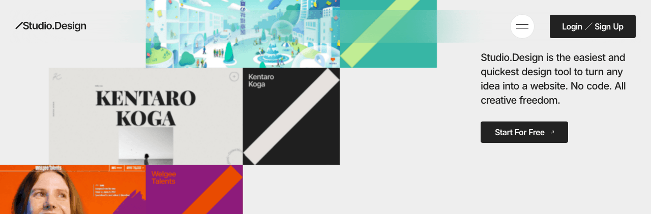 STUDIO AI Design showing Design - Design with AI
