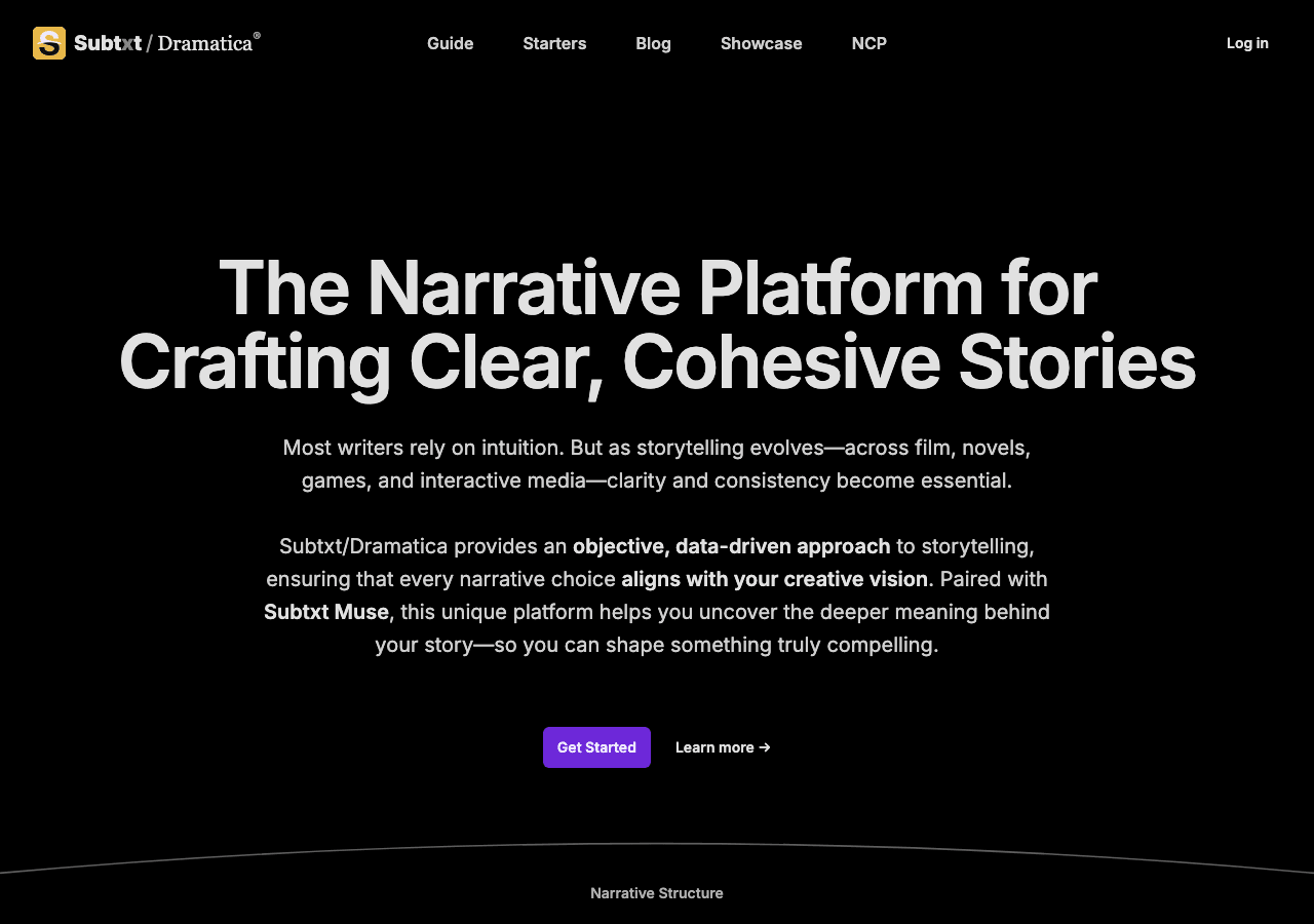 Dramatica Writing & Translation showing Writing & Translation - Write the future of storytelling
