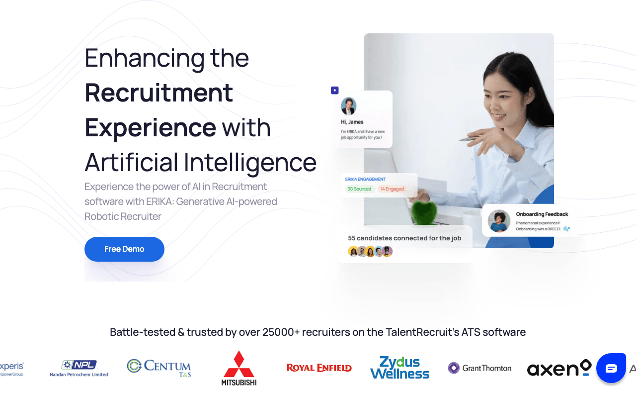 TalentRecruit Productivity & Collaboration showing Productivity & Collaboration - Autonomous Hiring Platform
