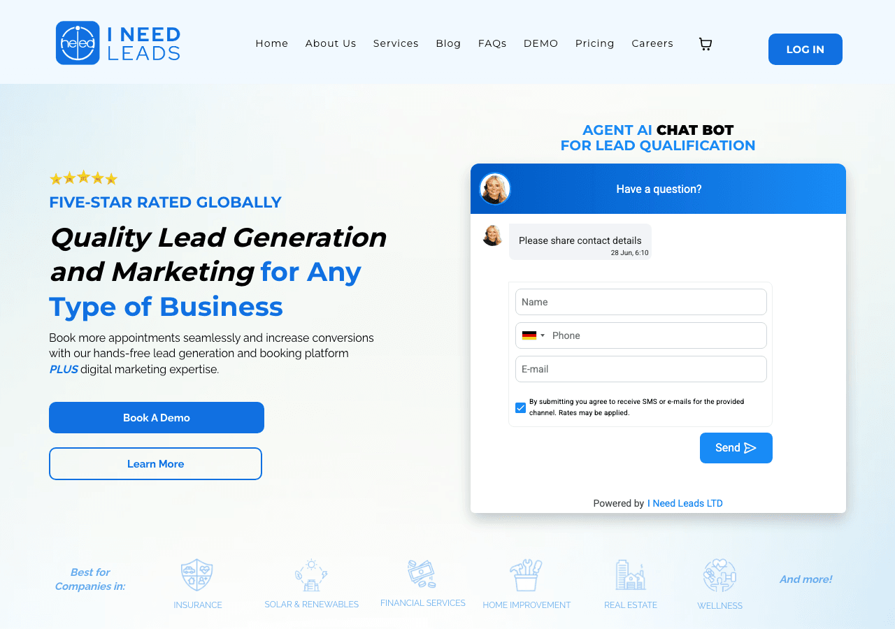 I Need Leads Productivity & Collaboration showing Productivity & Collaboration - Empowering Communication through AI