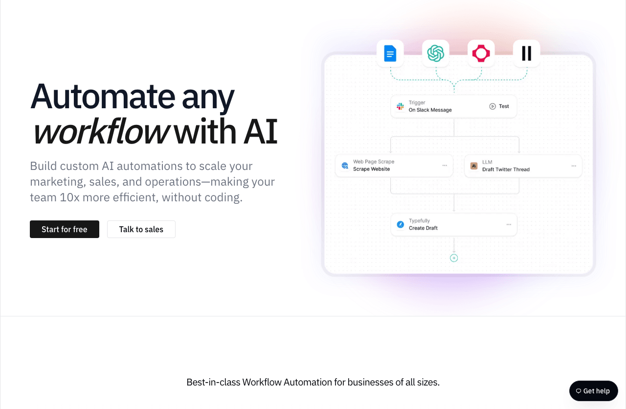 Leap AI Writing & Translation interface showing Writing & Translation and features