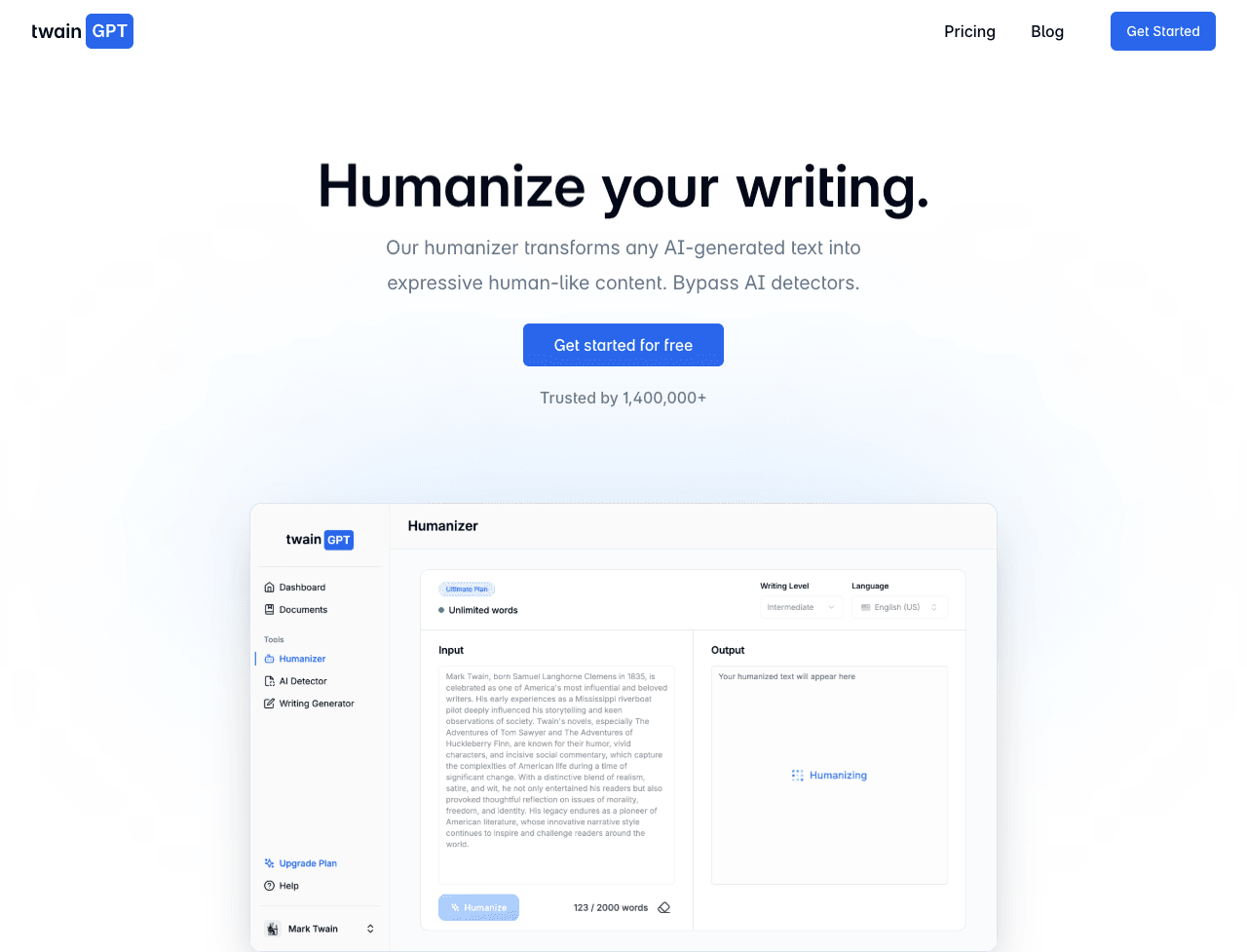 Verva Writing & Translation showing Writing & Translation - Humanize AI Text | Bypass AI detectors