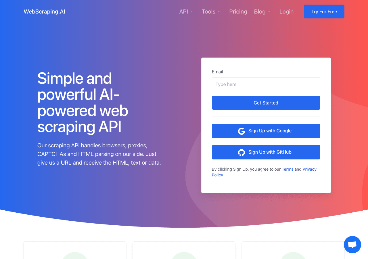WebScraping.AI Data Analytics showing Data Analytics - Automate Your Web Data Extraction