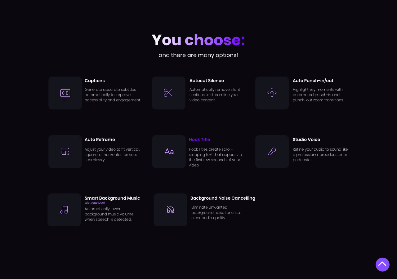 Wisecut Video Editing showing Video Editing - Easily Cut and Edit Videos Online