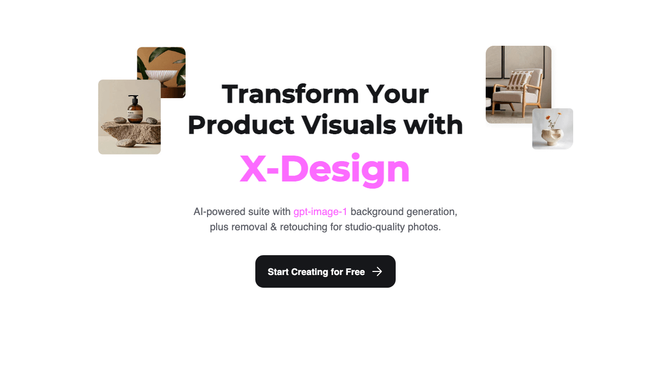 Zawa AI Design showing Design - Empowering creativity through AI